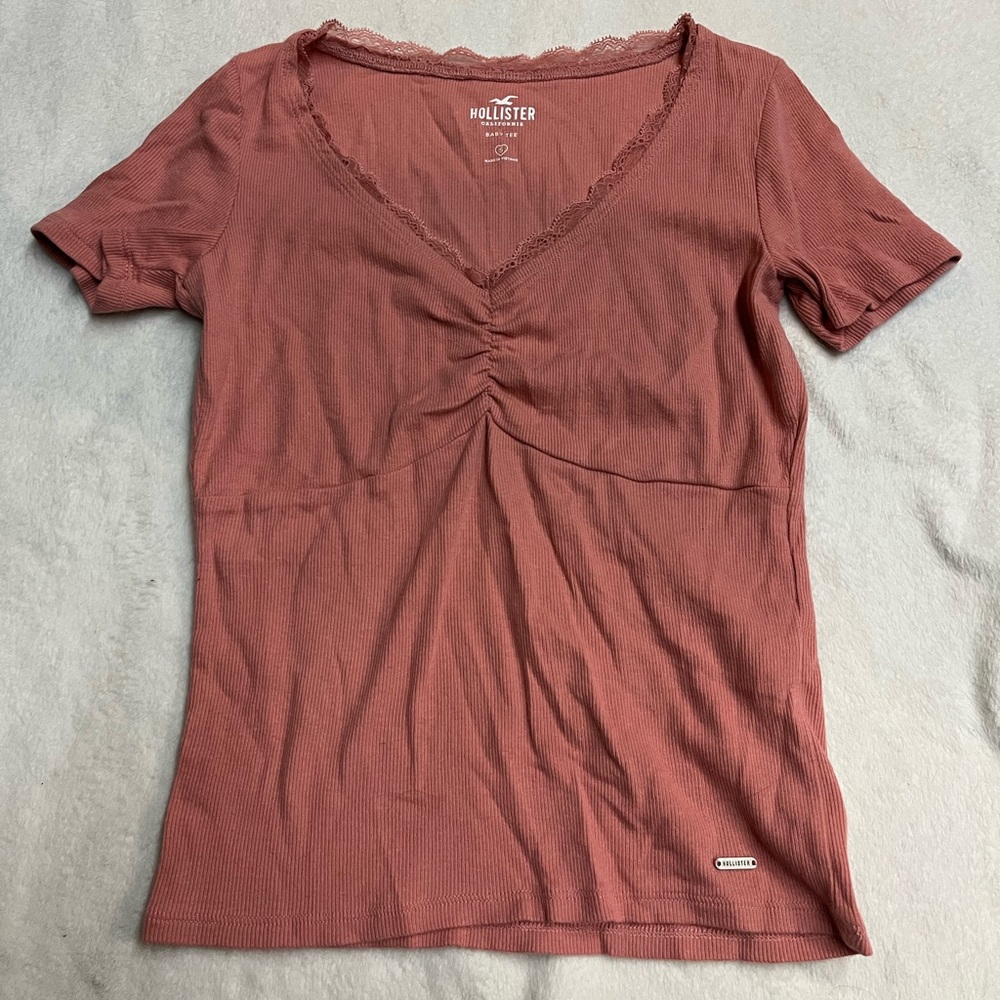 Pink Hollister top